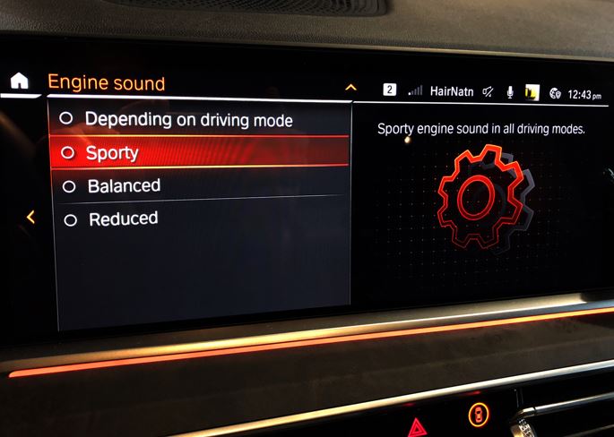 BMW Deaktivierung oder Änderung des Active Sound Design Systems