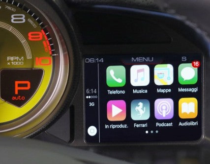 Ferrari Apple Carplay und Android Auto