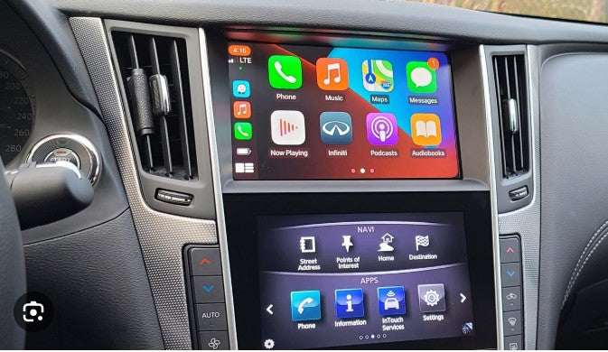 Infiniti Apple Carplay und Android Auto