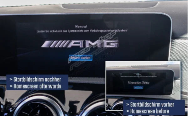 Mercedes - Kodierung - AMG-Logo beim Starten der Headunit