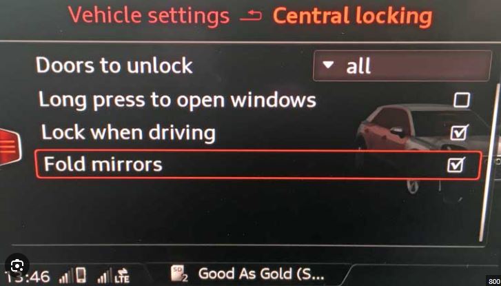 VAG - Kodierung - Spiegel beim Verriegeln einklappen, beim Entriegeln automatisch öffnen